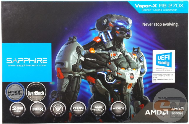 SAPPHIRE VAPOR-X R9 270X 2GB GDDR5 OC WITH BOOST