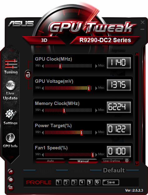 ASUS R9290-DC2OC-4GD5