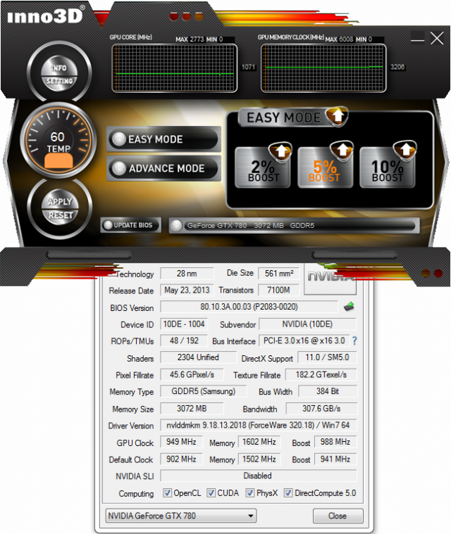 Inno3D GeForce GTX 780 HerculeZ 2000