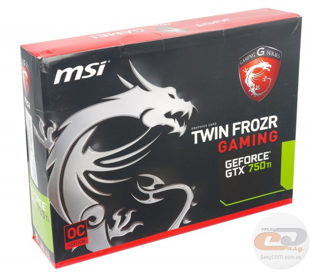 MSI GeForce GTX 750 Ti TWIN FROZR GAMING (N750Ti TF 2GD5/ОС)