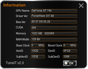 Inno3D GeForce GT 740 OC
