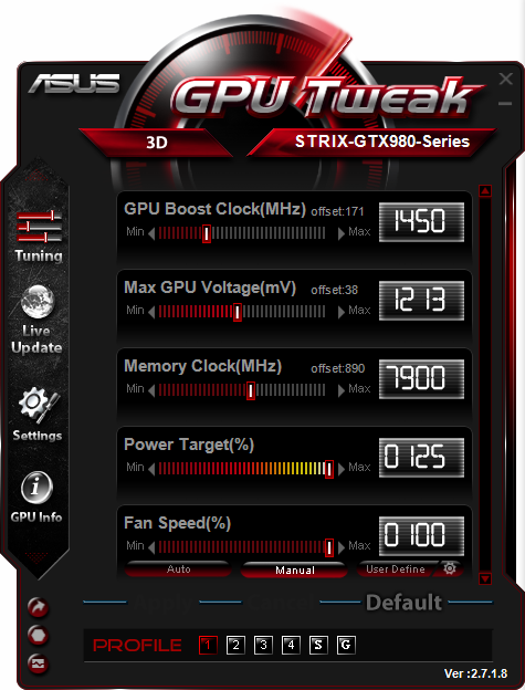 ASUS GeForce GTX 980 STRIX OC (STRIX-GTX980-DC2OC-4GD5)