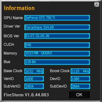 ZOTAC GeForce GTX 750 Ti (ZT-70603-10M)