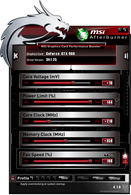 GIGABYTE GeForce GTX 960 WINDFORCE OC (GV-N960WF2OC-2GD)