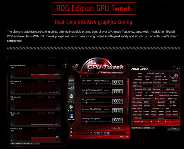 ASUS ROG Matrix Platinum GTX 980 (MATRIX-GTX980-P-4GD5)