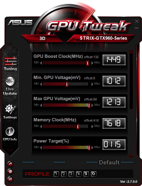 ASUS GeForce GTX 960 STRIX DirectCU II OC (STRIX-GTX960-DC2OC-2GD5)