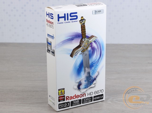 HIS 6670 Fan 1GB GDDR5 PCI-E DP/DVI/HDMI (H667F1GD)