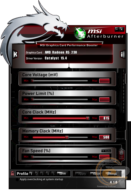HIS R5 230 Silence 2GB DDR3 PCI-E DLDVI-D/HDMI/VGA (H230H2G)
