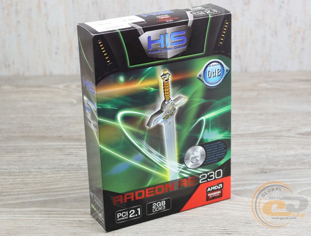 HIS R5 230 Silence 2GB DDR3 PCI-E DLDVI-D/HDMI/VGA (H230H2G)