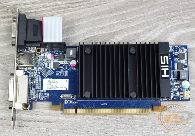 HIS R5 230 Silence 2GB DDR3 PCI-E DLDVI-D/HDMI/VGA (H230H2G)