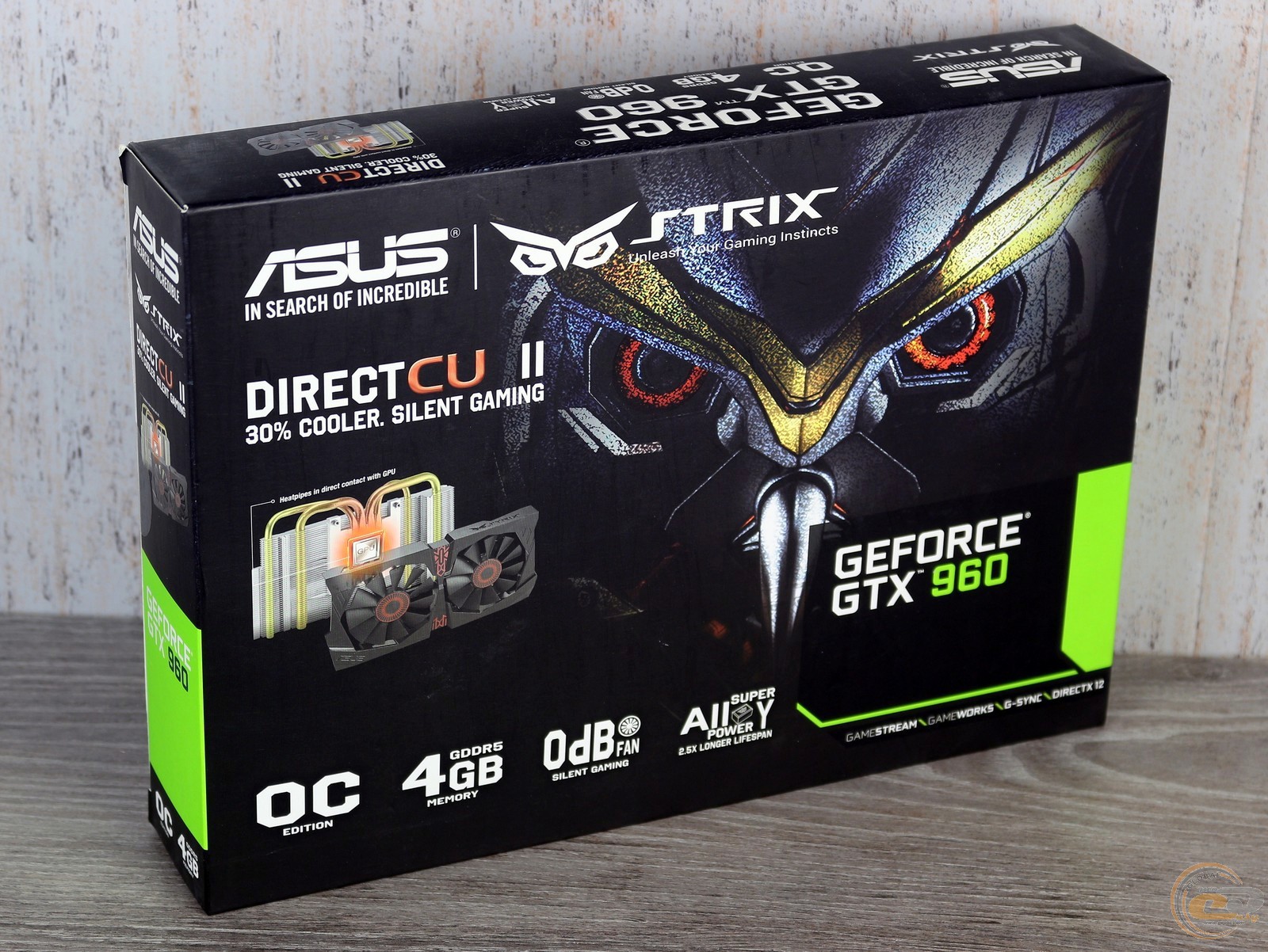 Огляд і тестування відеокарти ASUS GeForce GTX 960 STRIX DirectCU