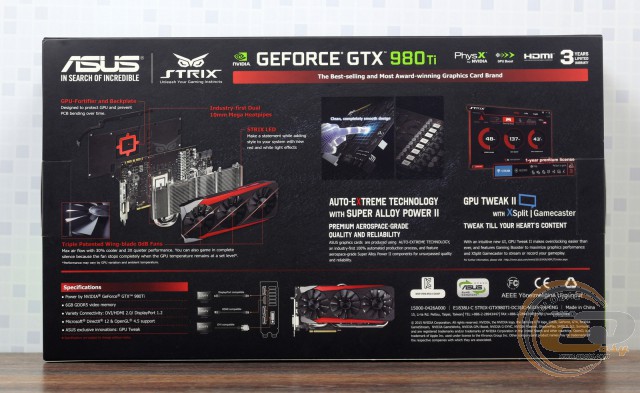 ASUS STRIX GTX 980 Ti (STRIX-GTX980TI-DC3OC-6GD5-GAMING)