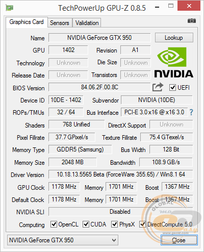 Inno3D iChill GeForce GTX 950 2GB Ultra