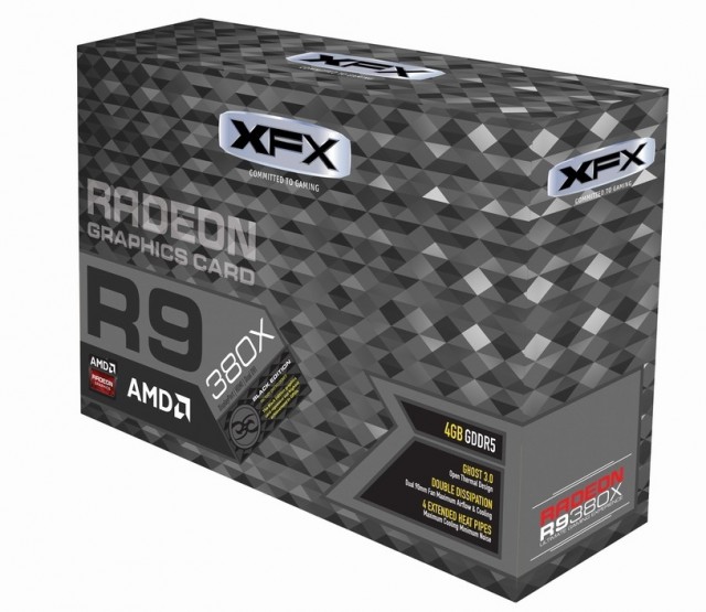 XFX RADEON R9 380X DD BLACK EDITION OC 1030MHZ 4GB DDR5