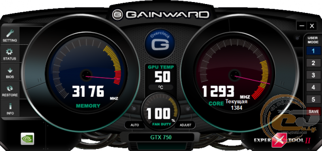 Gainward GeForce GTX 750 2GB Golden Sample