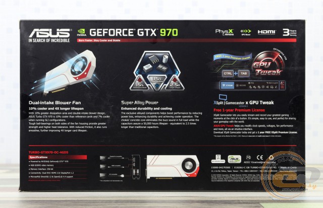 ASUS GeForce GTX 970 TURBO OC (ASUS TURBO-GTX970-OC-4GD5)