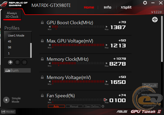 ASUS ROG Matrix Platinum GTX 980 Ti (MATRIX-GTX980TI-P-6GD5-GAMING)