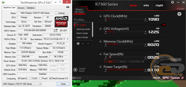 ASUS Radeon R7 360 (R7360-OC-2GD5-V2)