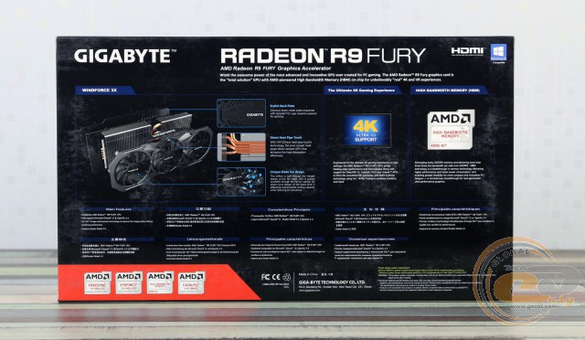 GIGABYTE Radeon R9 FURY WINDFORCE 3X OC (GV-R9FURYWF3OC-4GD)
