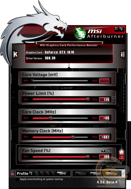 MSI GeForce GTX 1070 GAMING X 8G