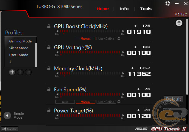 ASUS GeForce GTX 1080 TURBO (TURBO-GTX1080-8G)