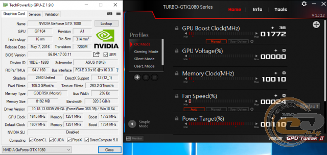ASUS GeForce GTX 1080 TURBO (TURBO-GTX1080-8G)