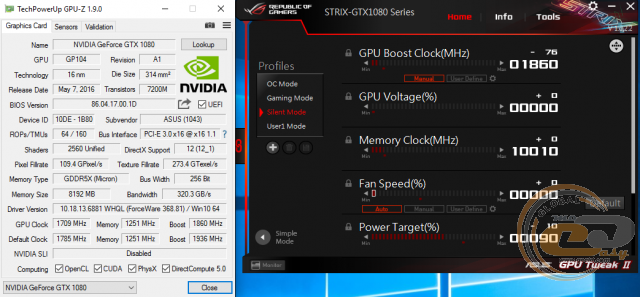 ASUS ROG STRIX GeForce GTX 1080 GAMING OC (ROG STRIX-GTX1080-O8G-GAMING)