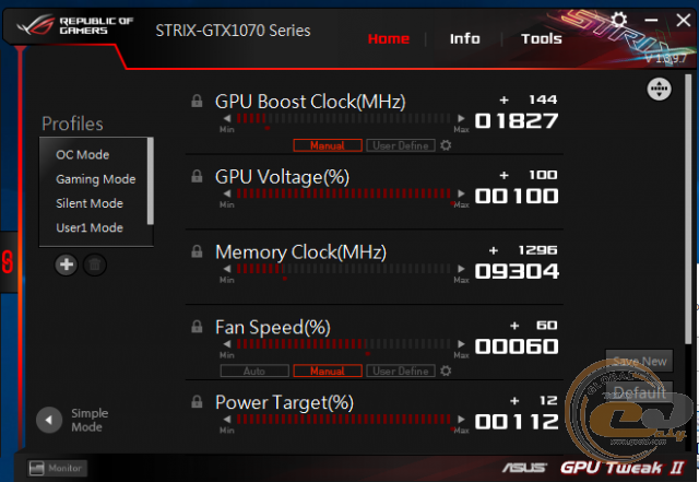 ASUS ROG STRIX GeForce GTX 1070 GAMING (ROG STRIX-GTX1070-8G-GAMING)