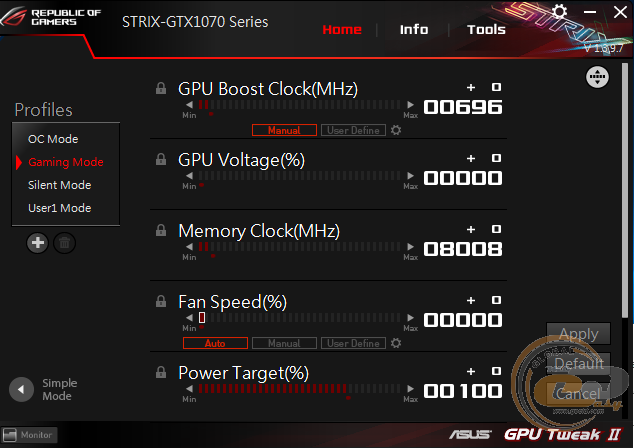 ASUS ROG STRIX GeForce GTX 1070 GAMING OC (ROG STRIX-GTX1070-O8G-GAMING)