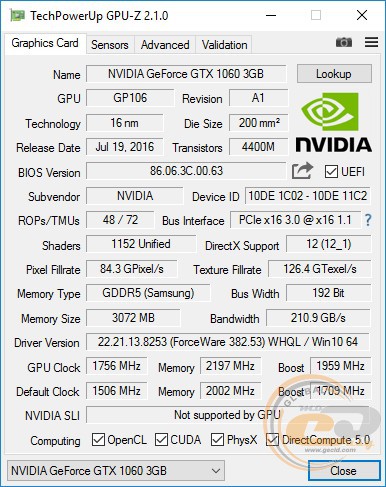 MAXSUN GeForce GTX 1060 Terminator 3G