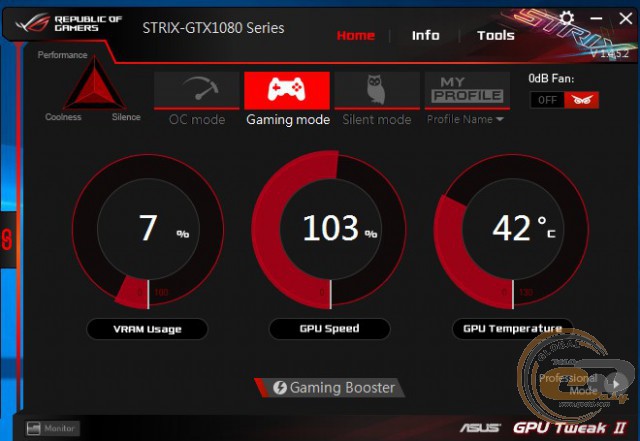 ROG STRIX GeForce GTX 1080 Advanced edition 8GB 11Gbps (ROG-STRIX-GTX1080-A8G-11GBPS)