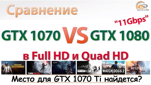 gtx 1070 vs gtx 1080