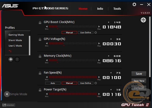 ASUS Phoenix GeForce GTX 1060 3GB (PH-GTX1060-3G)