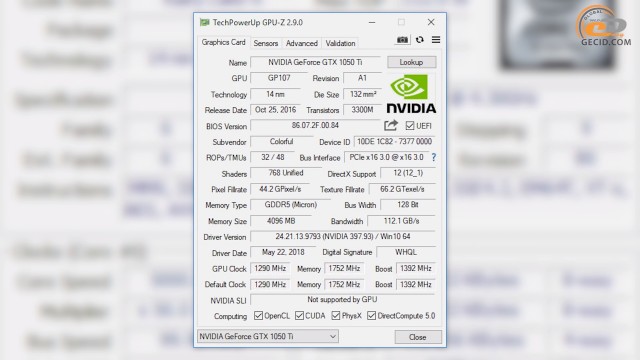 NVIDIA GeForce GTX 1050 Ti