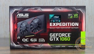 ASUS Expedition GeForce GTX 1060 OC 6GB (EX-GTX1060-O6G)