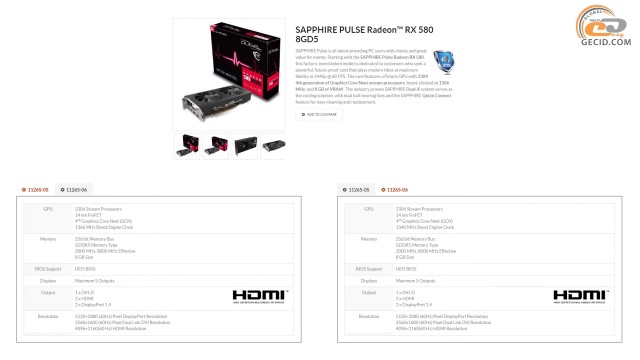 AMD Radeon RX 580