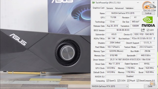MSI GeForce RTX 2060