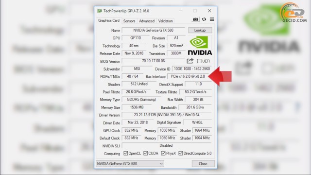 NVIDIA GeForce GTX 580