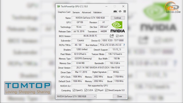 NVIDIA GeForce GTX 1660