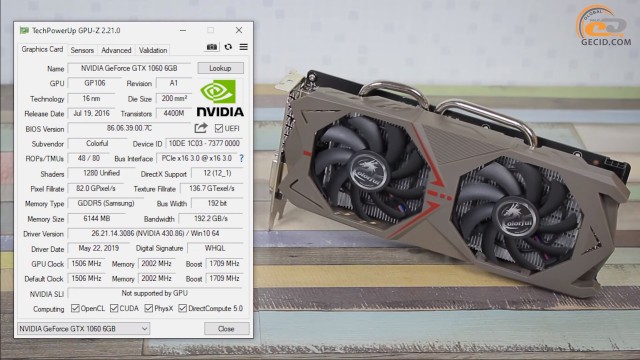 NVIDIA GeForce GTX 1060