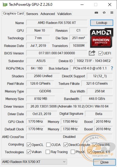 ASUS ROG STRIX Radeon RX 5700 XT OC Edition