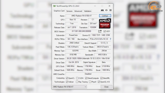 AMD Radeon RX 5700 XT