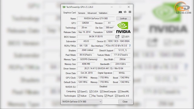 NVIDIA GeForce GTX 980