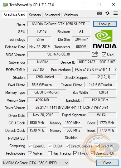 Palit GeForce GTX 1650 SUPER StormX OC