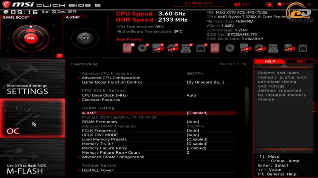 Ryzen 7 3700X GeForce RTX 2080 SUPER