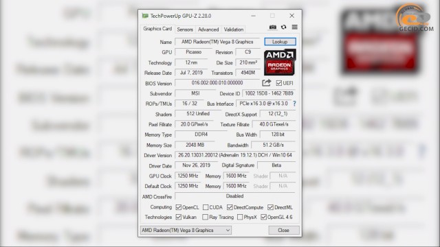 Radeon Vega 8