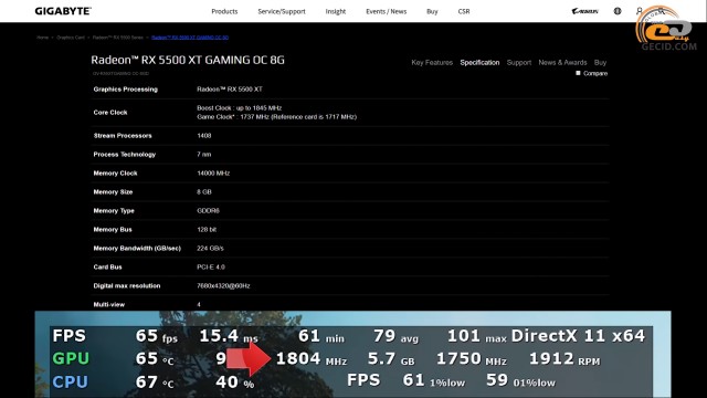 AMD Radeon RX 5500 XT