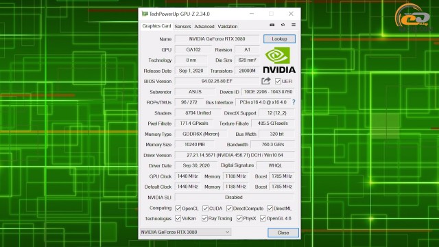 NVIDIA GeForce RTX 3080