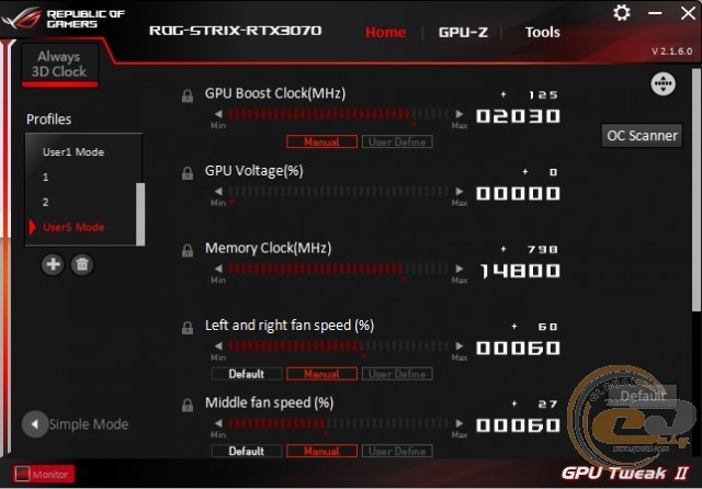 ASUS ROG STRIX GeForce RTX 3070 OC Edition