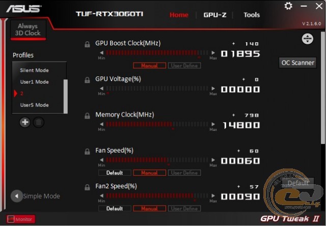 ASUS TUF Gaming GeForce RTX 3060 Ti OC Edition